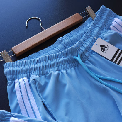 Short Elastano - Azul Bebê